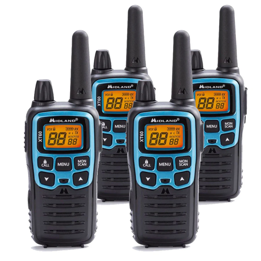 Midland XT60 Quad Pack Walkie Talkies