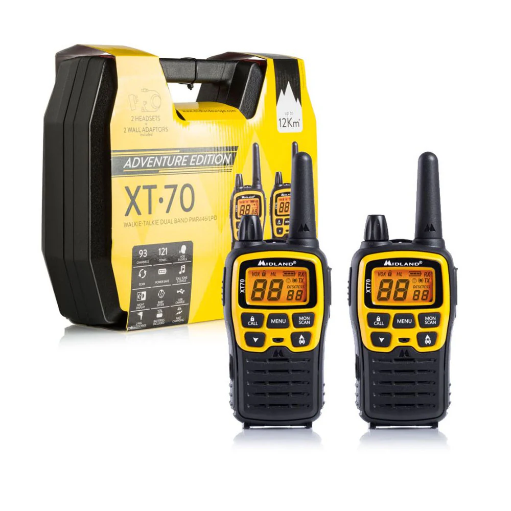 Midland XT70 Adventure Walkie Talkies Twelve Pack - Image 2