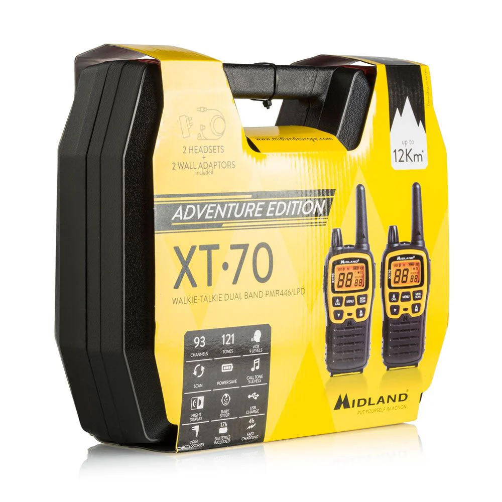 Midland XT70 Adventure Walkie Talkies Twelve Pack - Image 6