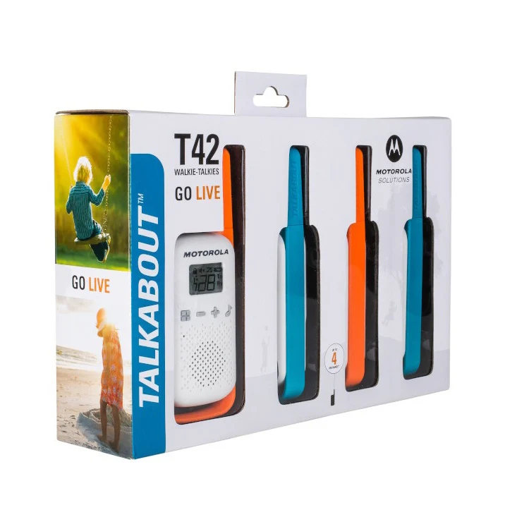 Motorola TALKABOUT T42 Quad Pack Walkie Talkies - Image 3