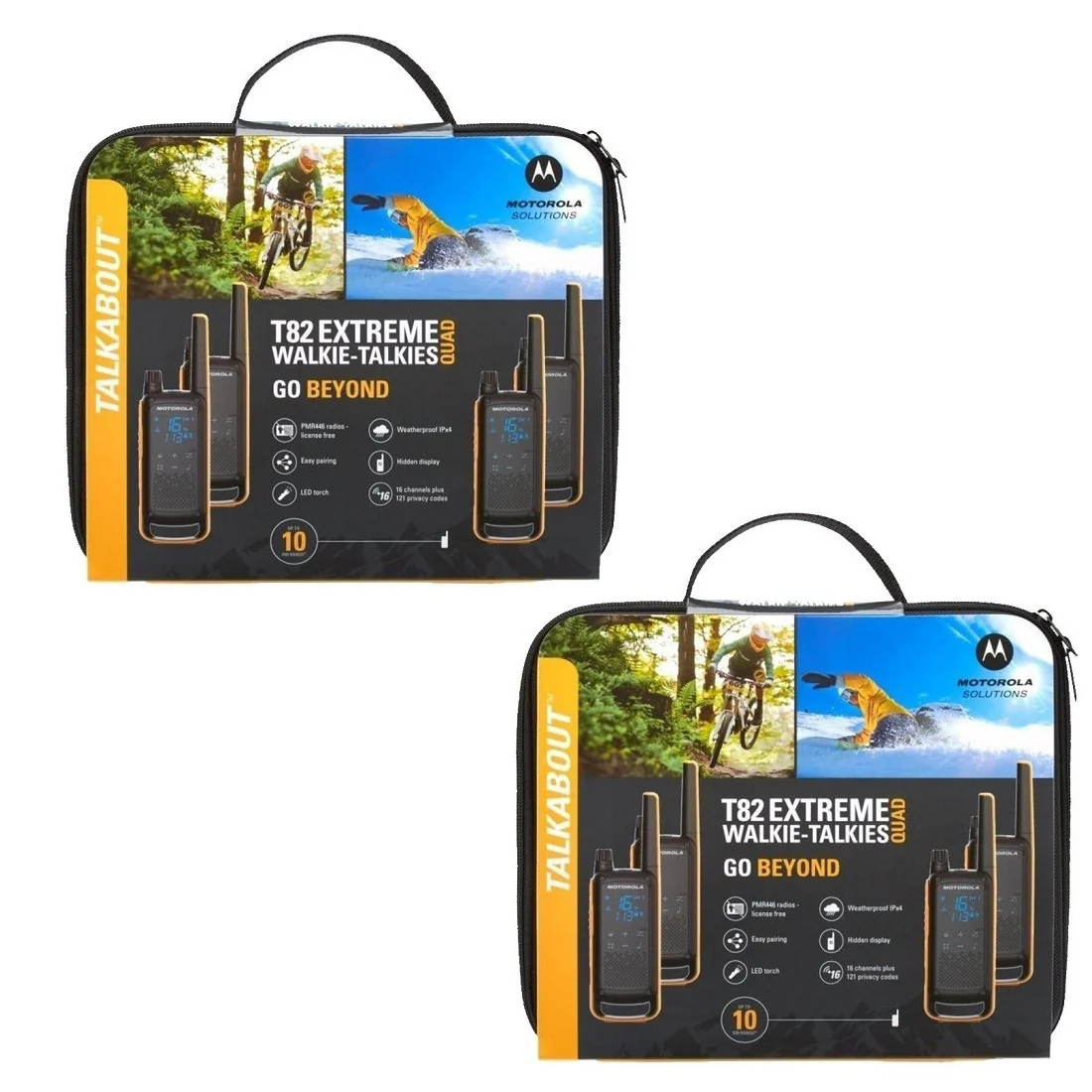 Motorola TALKABOUT T82 Extreme Eight Pack Walkie Talkies - Image 2