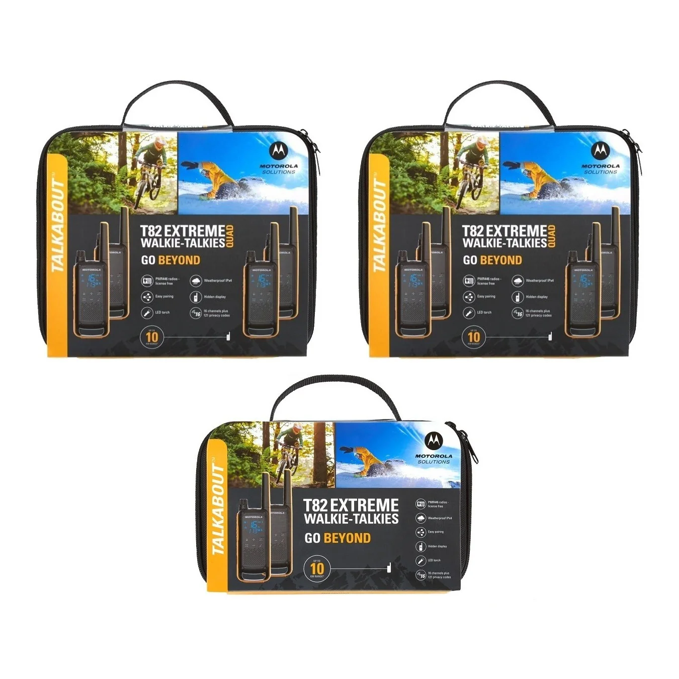 Motorola TALKABOUT T82 Extreme Ten Pack Walkie Talkies - Image 3