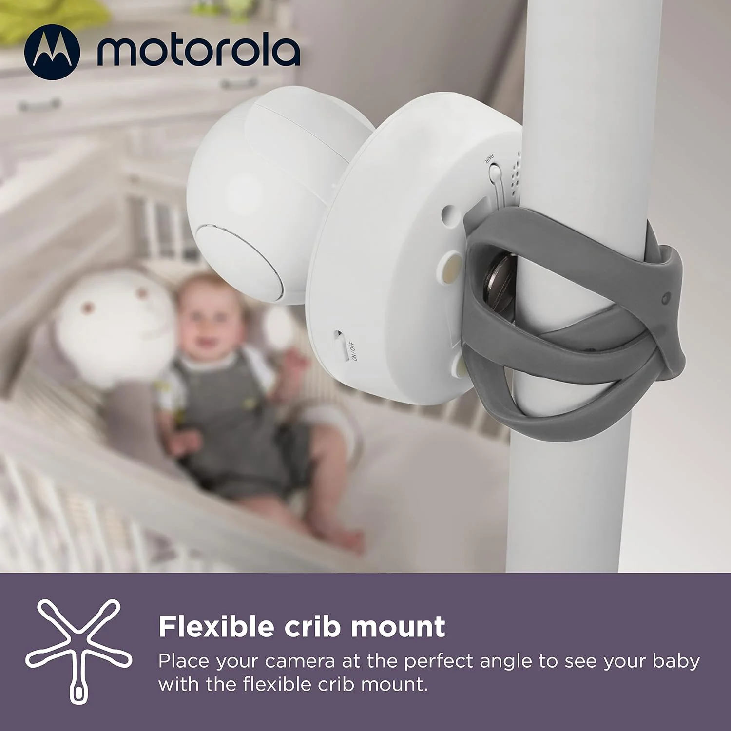 Motorola VM855 5.0" Portable Wifi Video Baby Monitor - Image 11