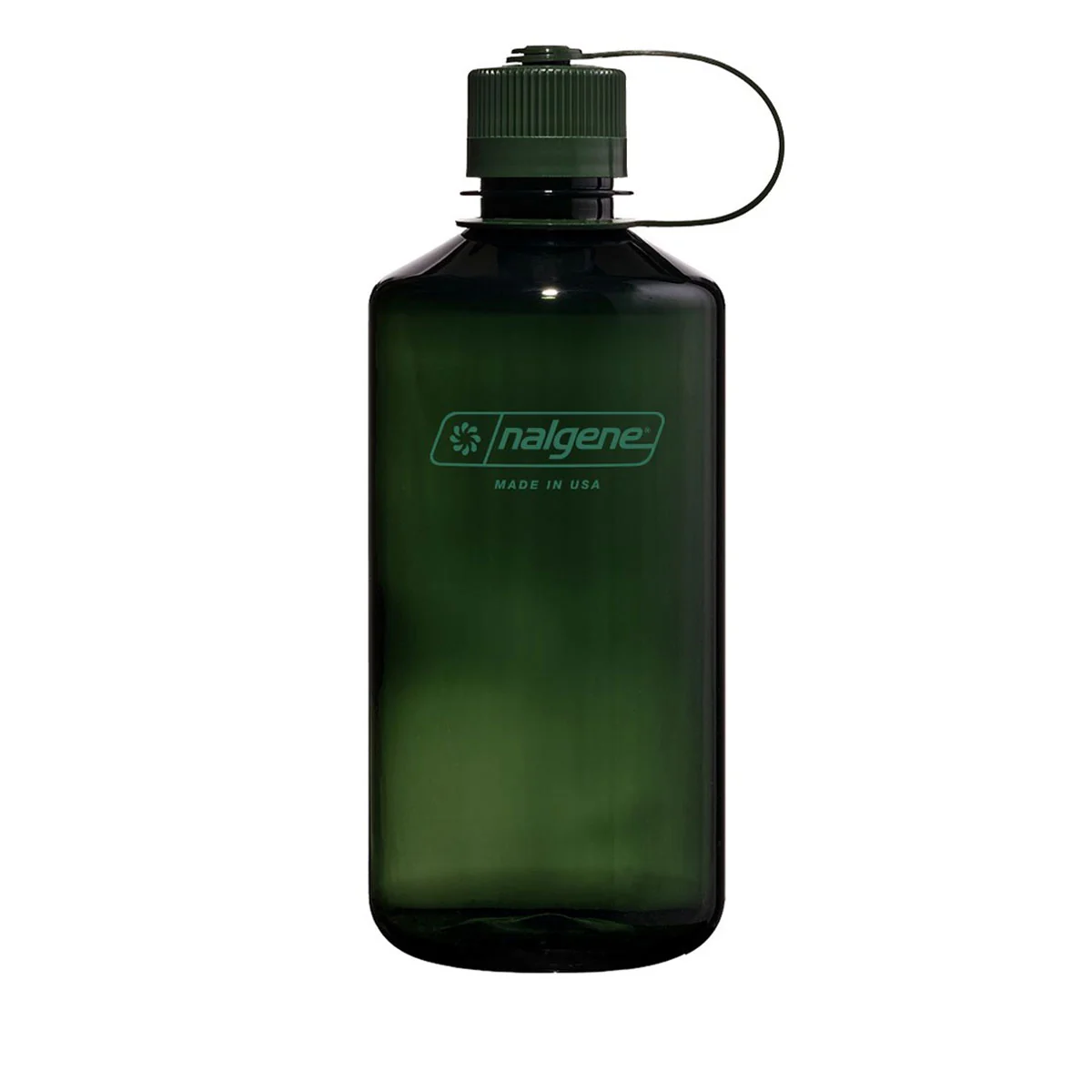 Nalgene Narrow Mouth 1L Tritan Sustain Water Bottle - Jade Monochrome