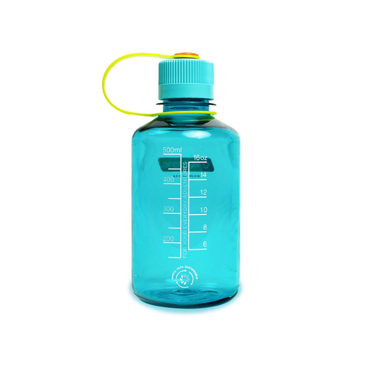 Nalgene Narrow Mouth 500ml Tritan Sustain Water Bottle - Cerulean - Image 2