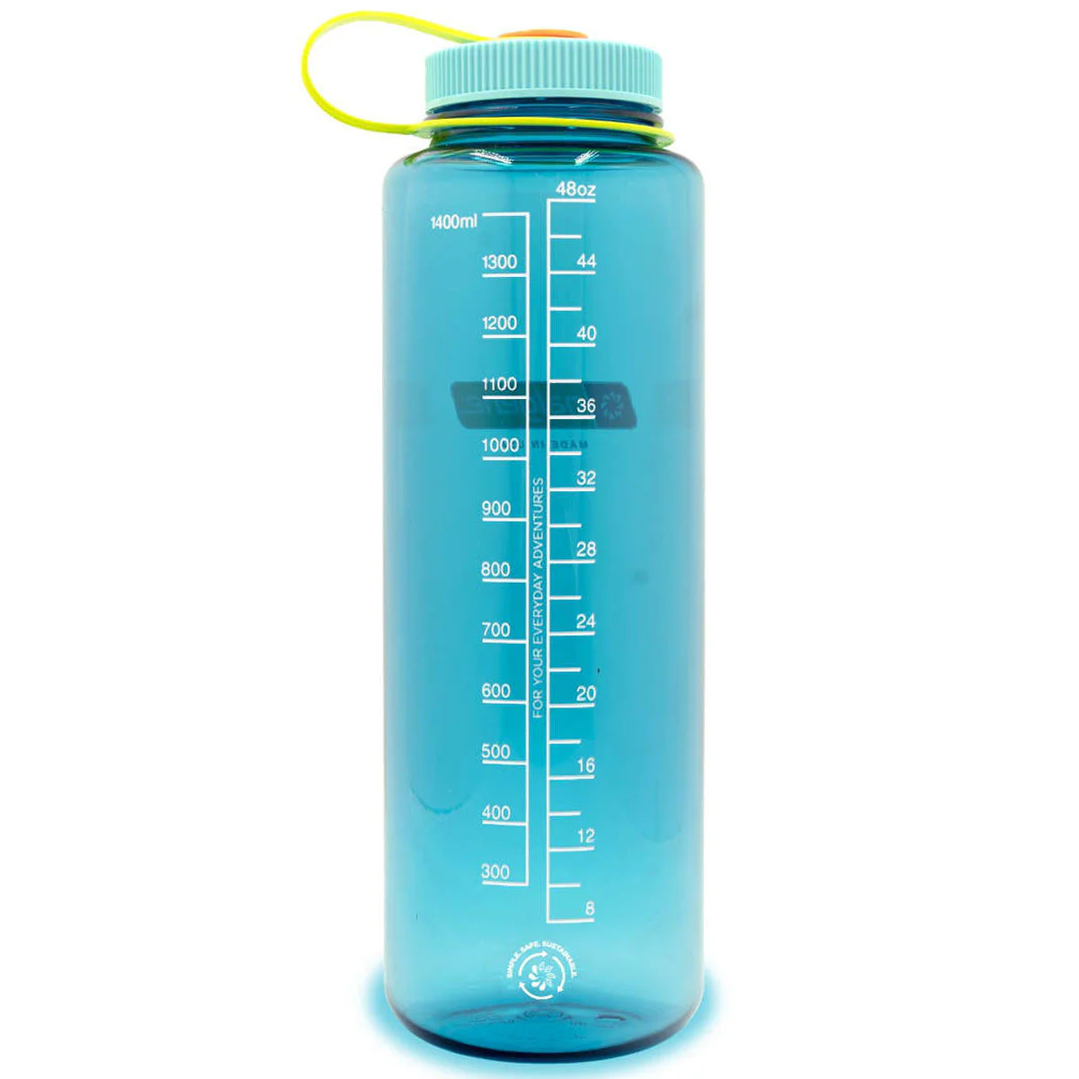 Nalgene Wide Mouth 1.5L Silo Tritan Sustain Water Bottle - Cerulean - Image 2