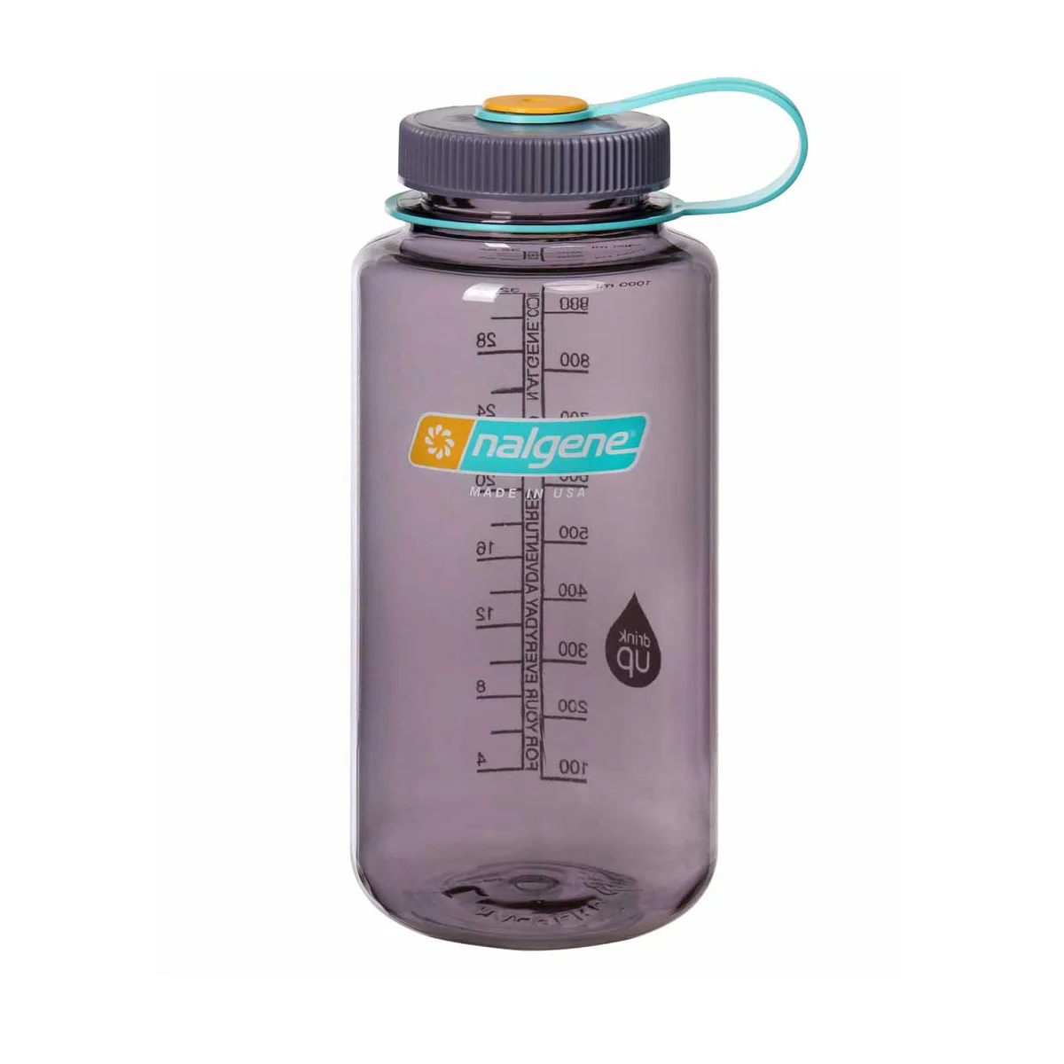 Nalgene Wide Mouth 1L Tritan Sustain Water Bottle - Aubergine