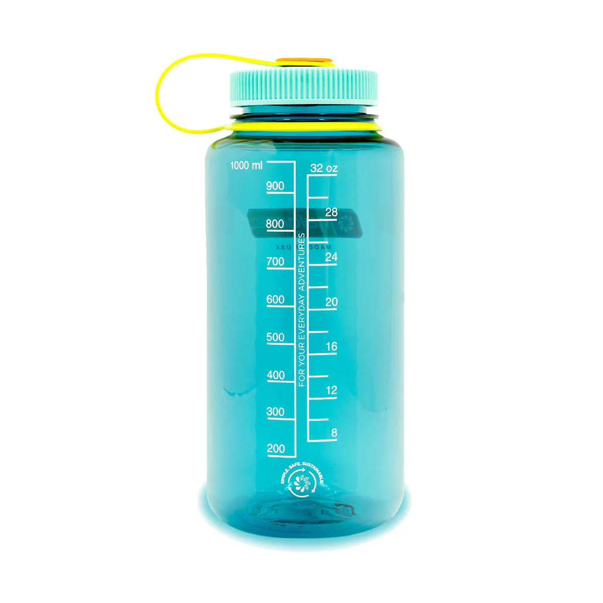 Nalgene Wide Mouth 1L Tritan Sustain Water Bottle - Cerulean - Image 2