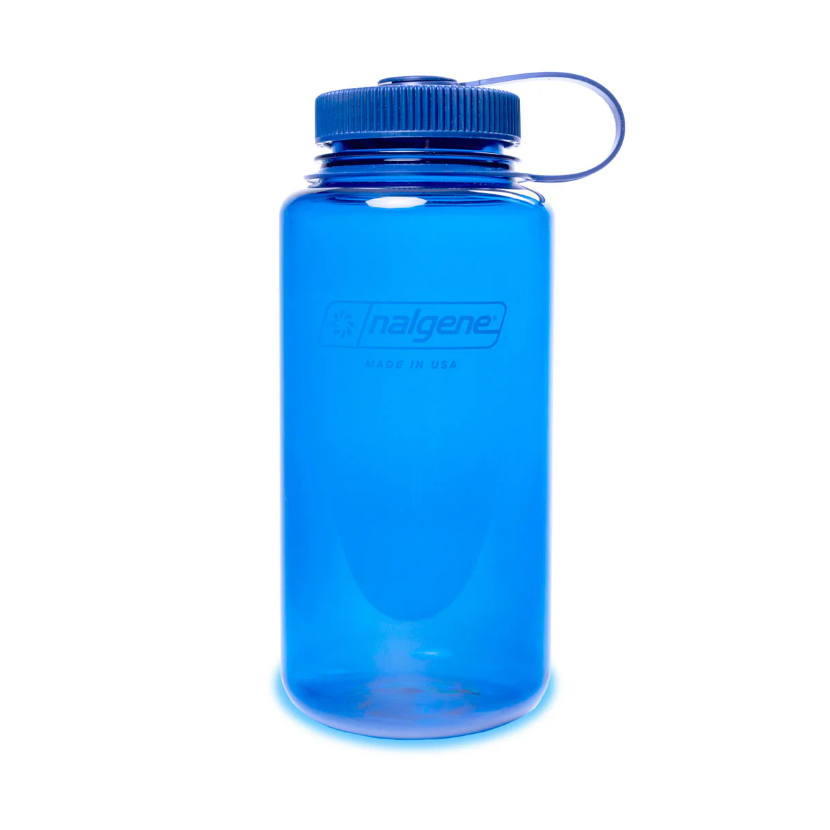 Nalgene Wide Mouth 1L Tritan Sustain Water Bottle - Denim Monochrome