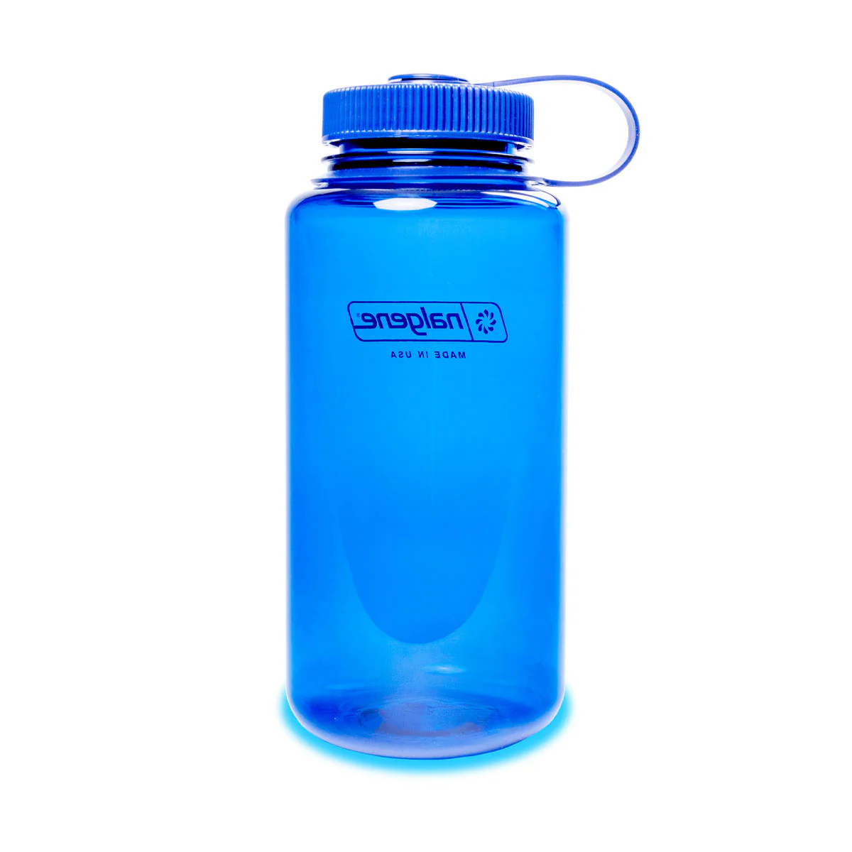 Nalgene Wide Mouth 1L Tritan Sustain Water Bottle - Denim Monochrome - Image 2