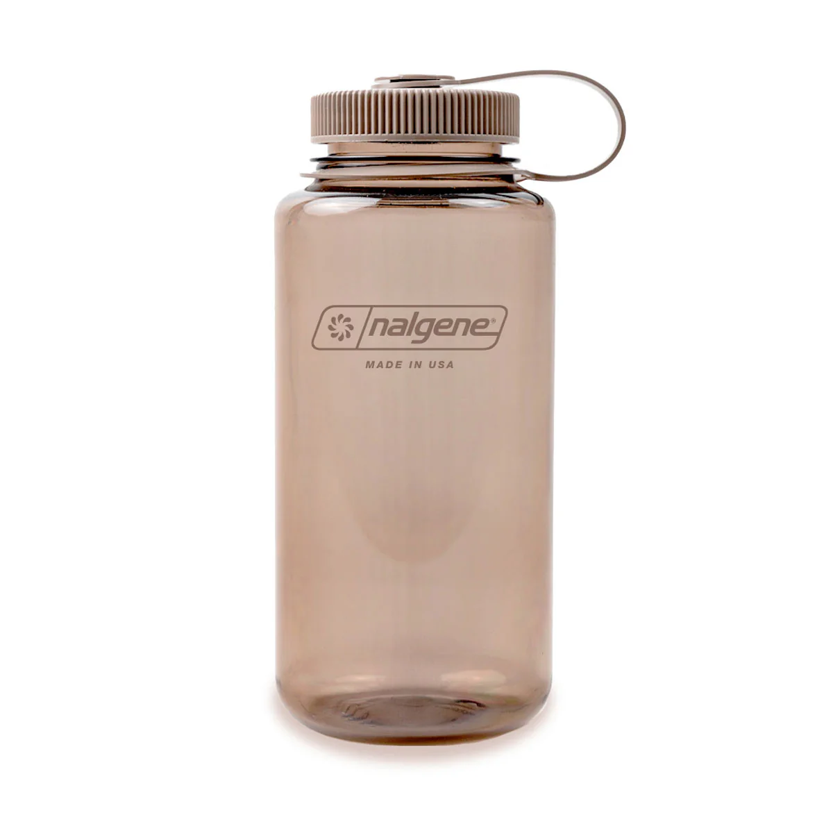 Nalgene Wide Mouth 1L Tritan Sustain Water Bottle - Mocha Monochrome
