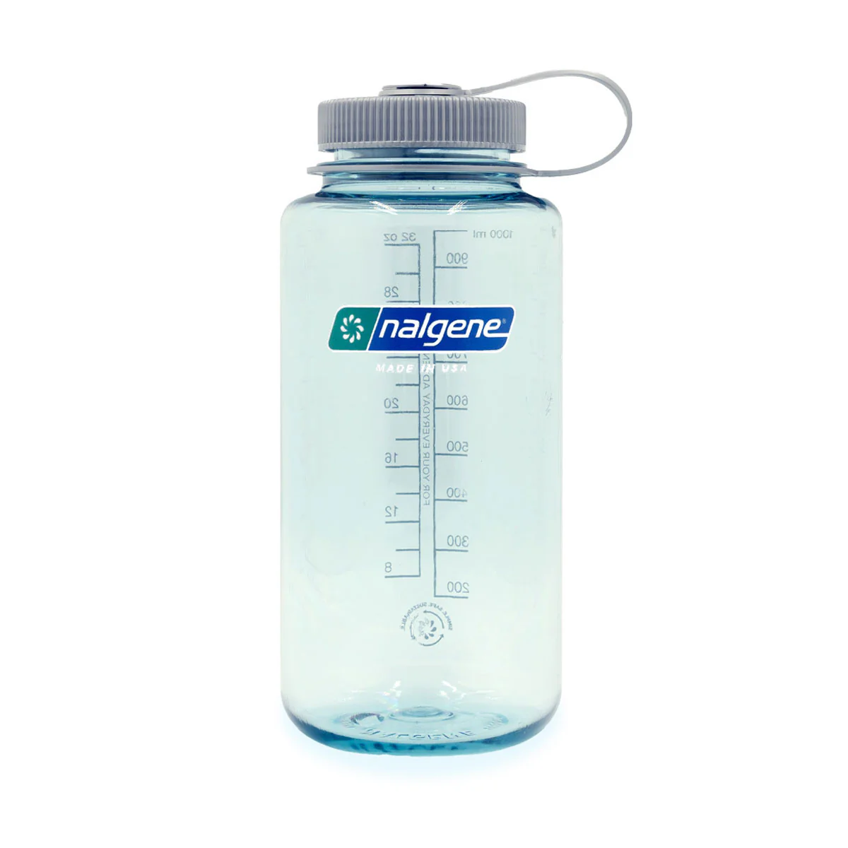 Nalgene Wide Mouth 1L Tritan Sustain Water Bottle - Sea Foam