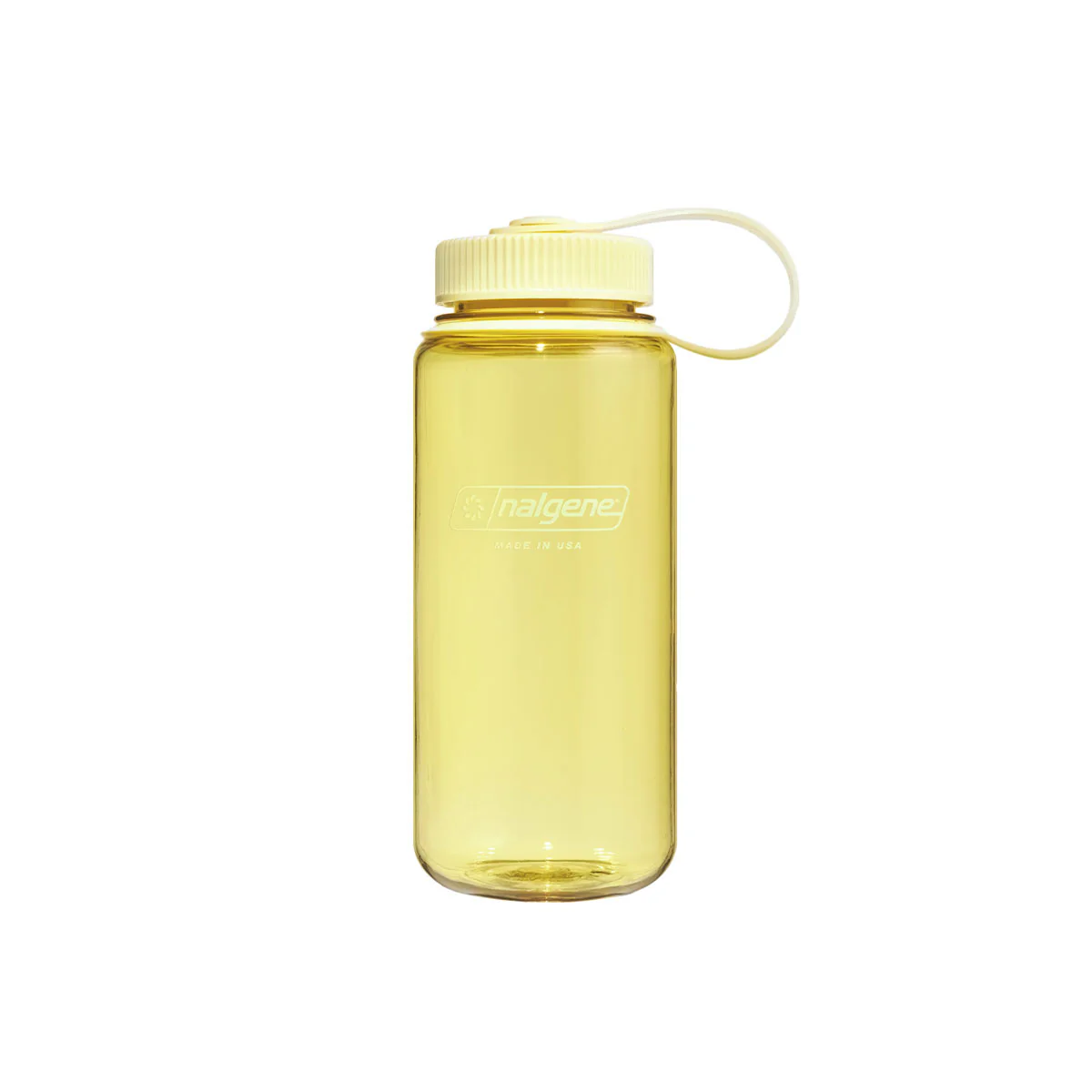 Nalgene Wide Mouth 500ml Tritan Sustain Water Bottle - Butter Monochrome