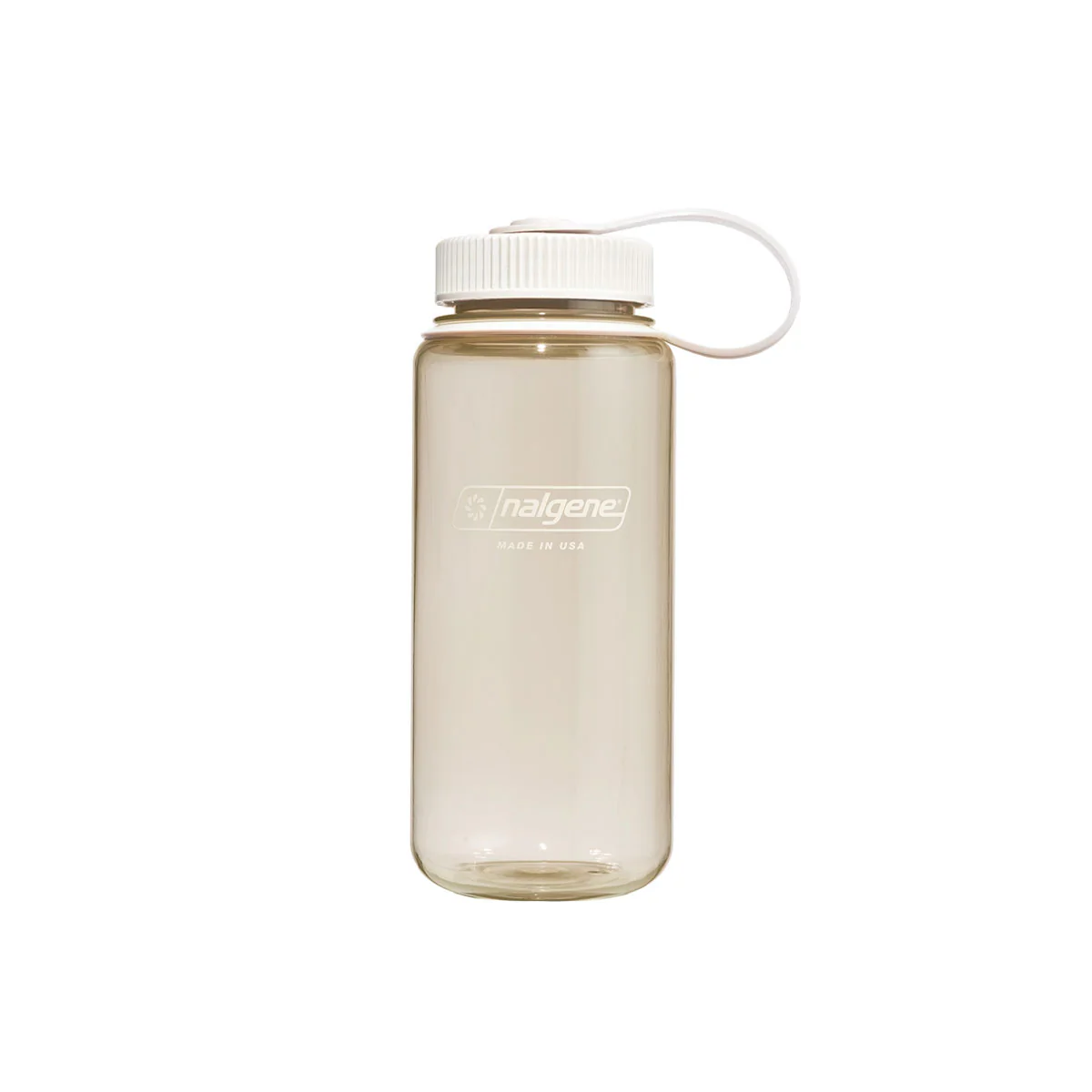 Nalgene Wide Mouth 500ml Tritan Sustain Water Bottle - Cotton Monochrome