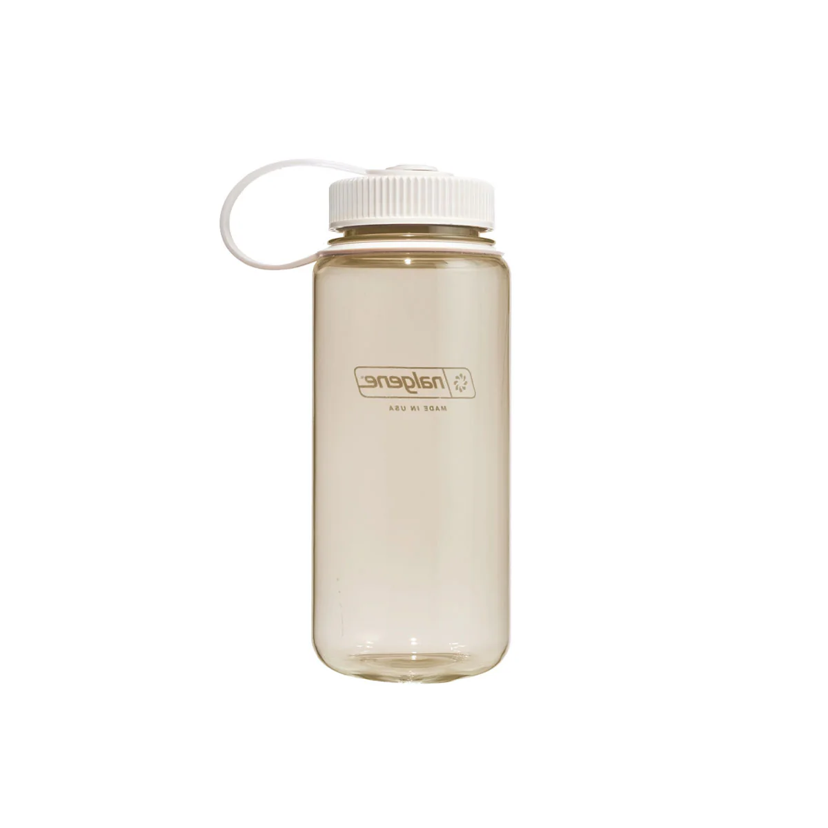 Nalgene Wide Mouth 500ml Tritan Sustain Water Bottle - Cotton Monochrome - Image 2