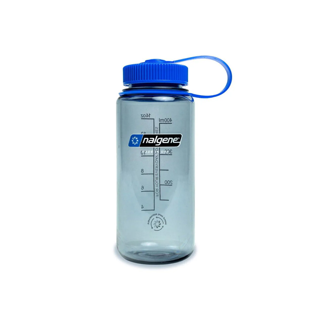 Nalgene Wide Mouth 500ml Tritan Sustain Water Bottle - Grey - Image 2