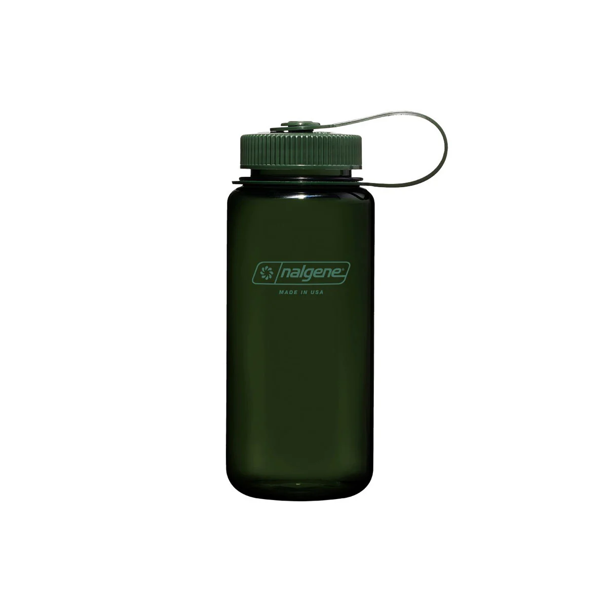 Nalgene Wide Mouth 500ml Tritan Sustain Water Bottle - Jade Monochrome
