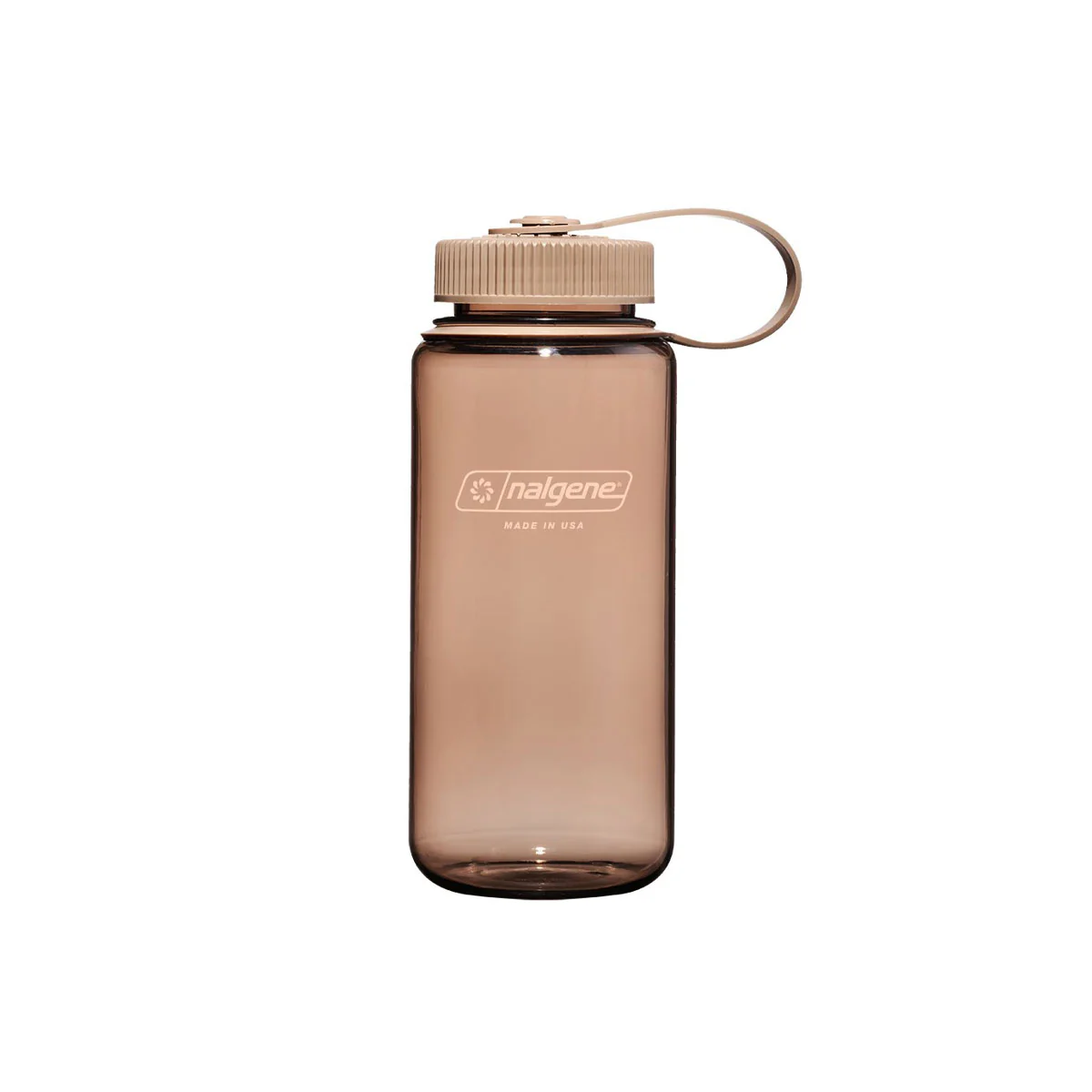Nalgene Wide Mouth 500ml Tritan Sustain Water Bottle - Mocha Monochrome