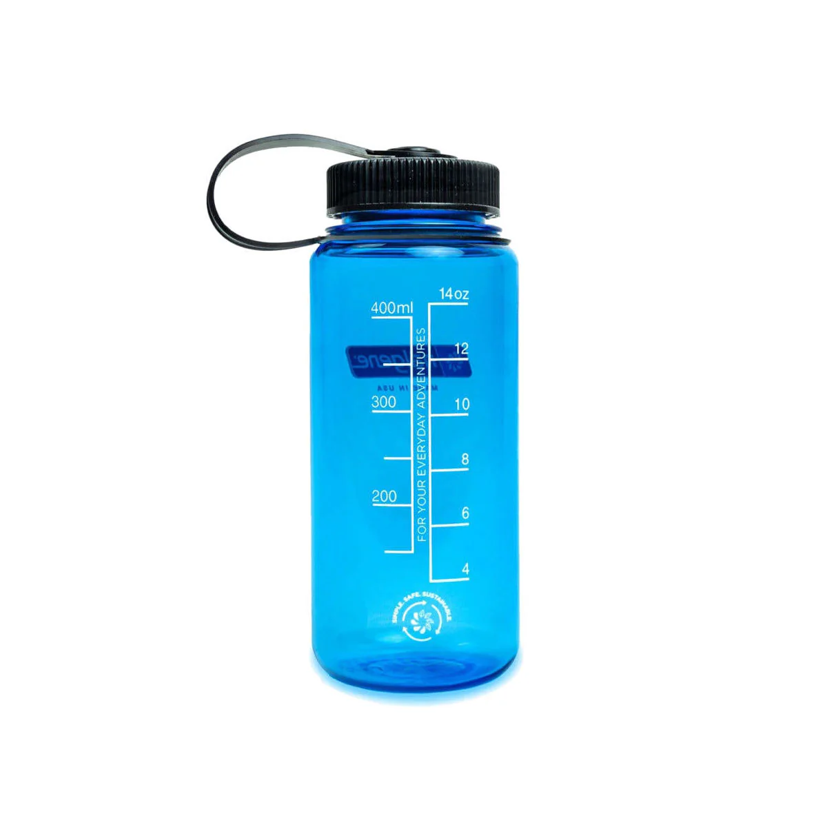 Nalgene Wide Mouth 500ml Tritan Sustain Water Bottle - Slate Blue - Image 2