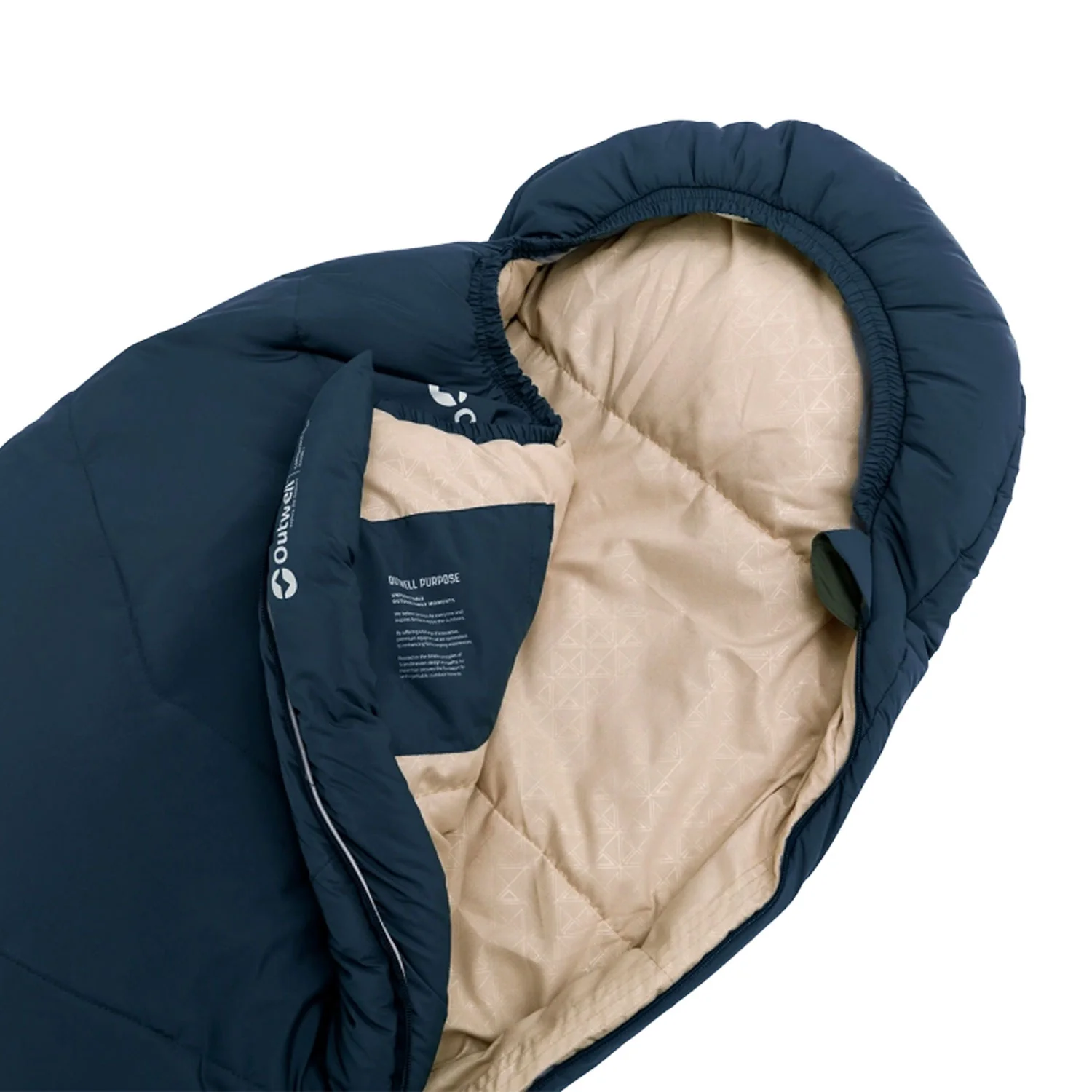 Outwell Convertible Junior Sleeping Bag - Blue Lake - Image 3