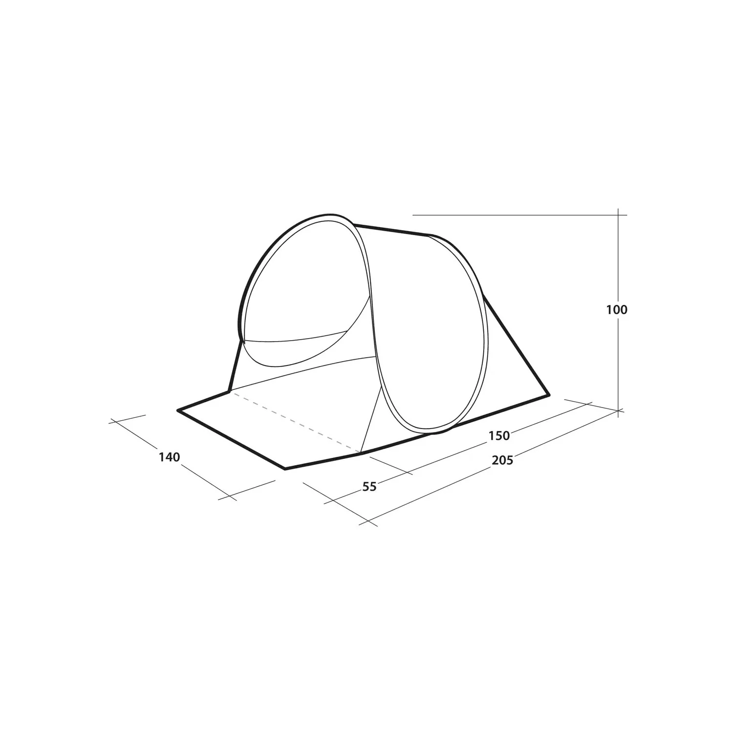 Outwell Eastbourne Beach Shelter - Image 6
