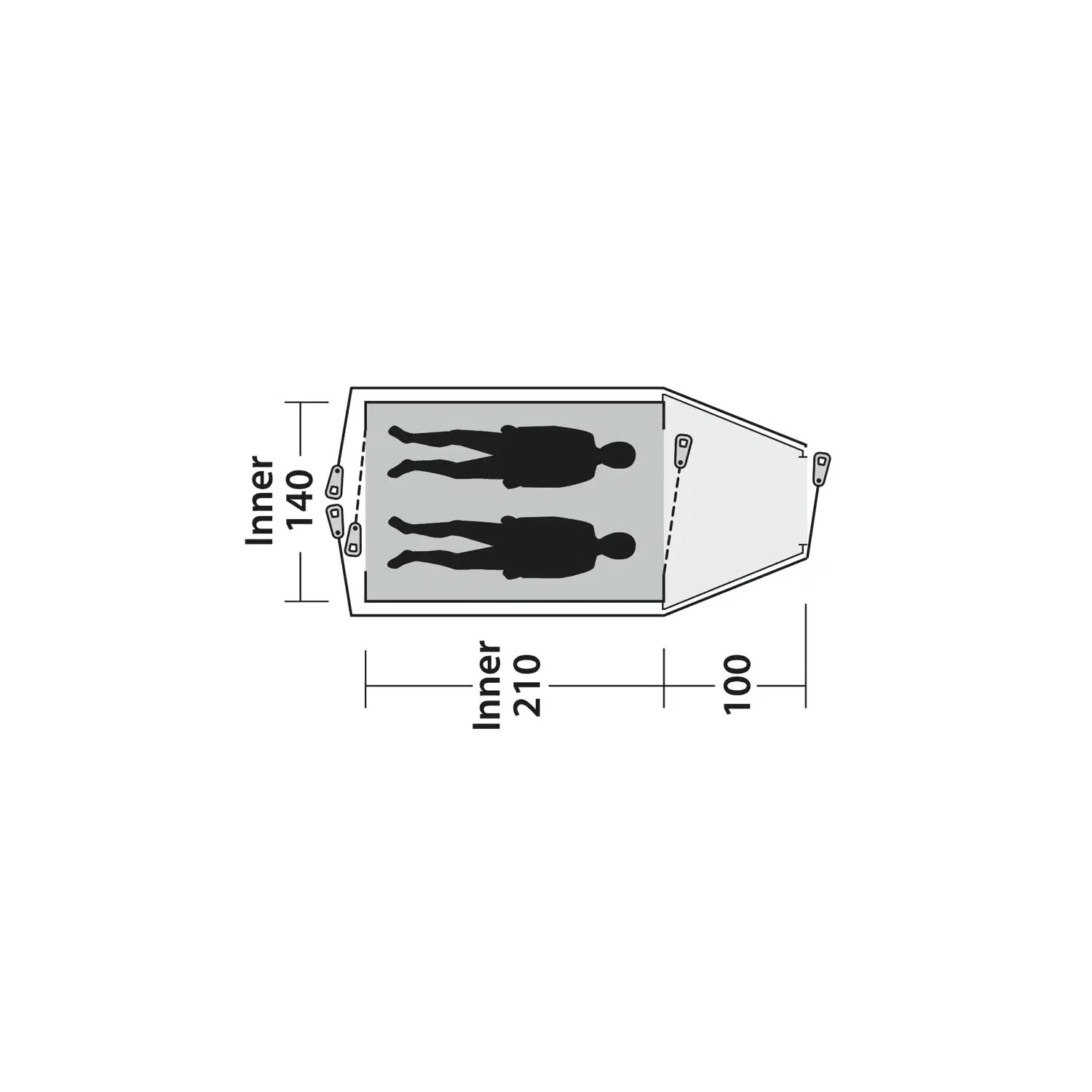 Ouwell Cloud 2 Tent, 2-Person - Image 10