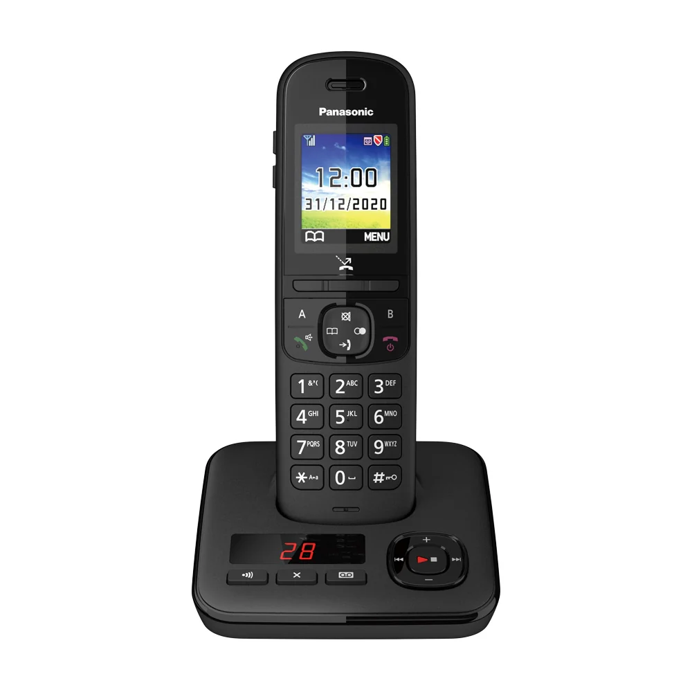Panasonic KX-TGH720EB Digital Cordless Telephone with Automated Call Block and Answering Machine - Image 2