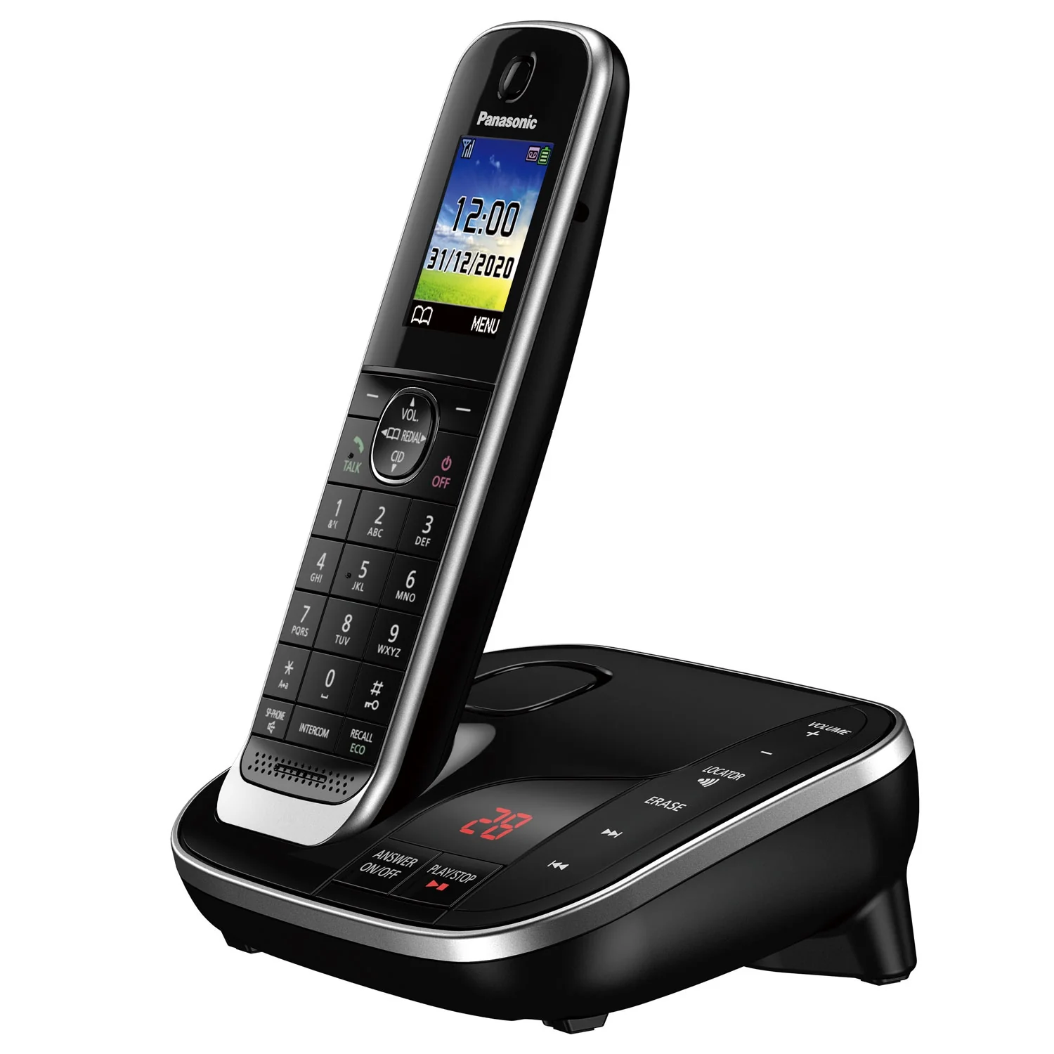 Panasonic KX-TGJ323EB Cordless Phone, Trio Handset with Nuisance Call Blocker - Image 6