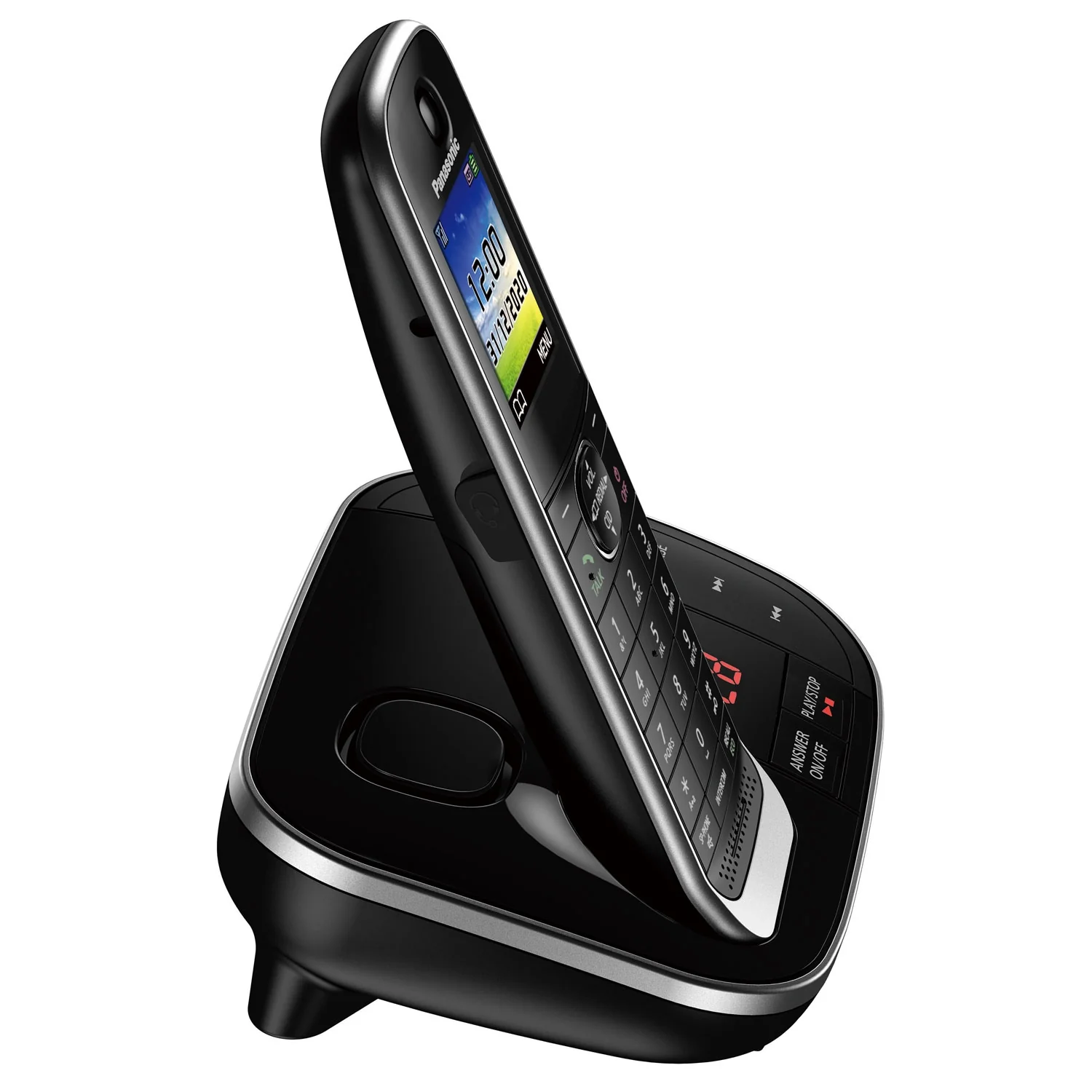 Panasonic KX-TGJ323EB Cordless Phone, Trio Handset with Nuisance Call Blocker - Image 7