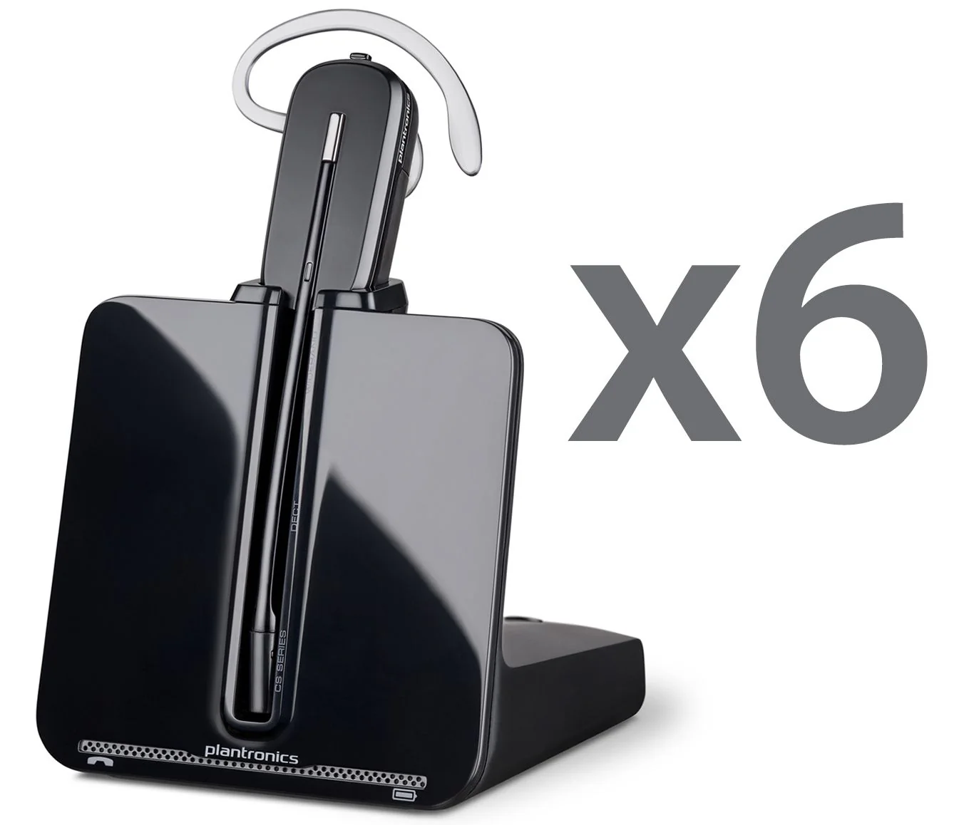 Plantronics CS540 Wireless Headset Sextet