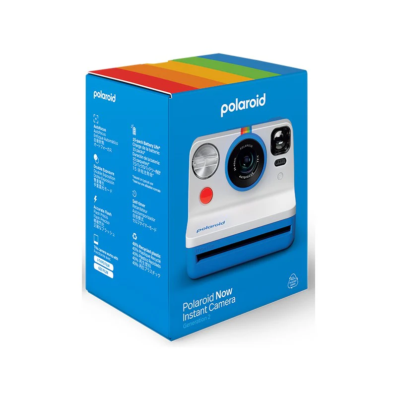 Polaroid Now Gen II Instant Camera in Blue - Image 3