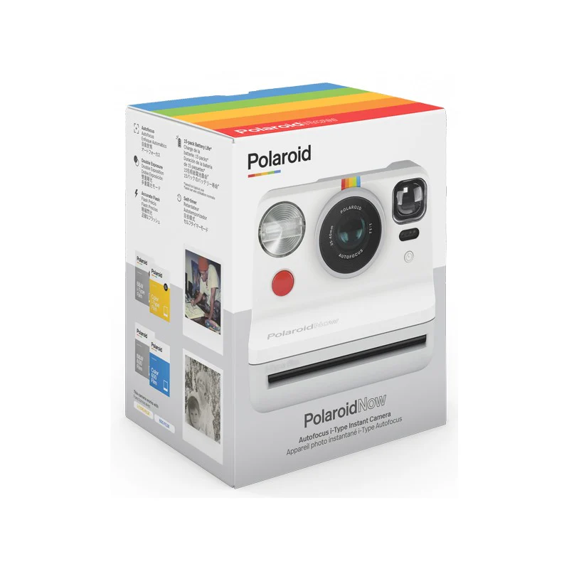 Polaroid Now Instant Camera in White - Image 4