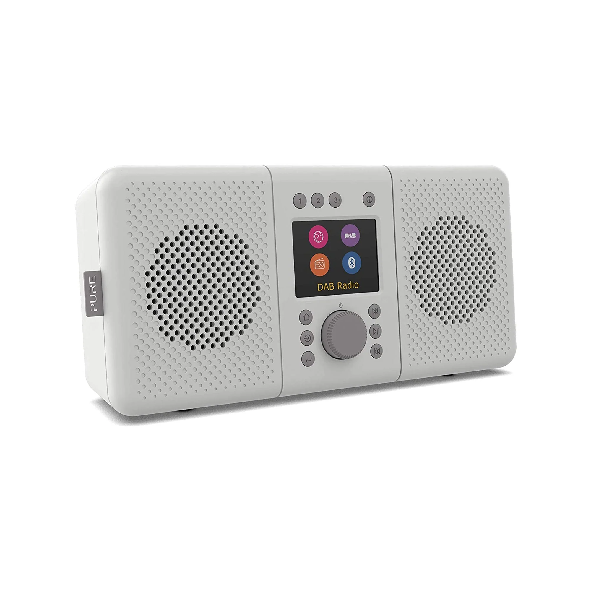 Pure Elan Connect+ Stereo DAB/Internet Radio with Bluetooth in Stone Grey - Image 2