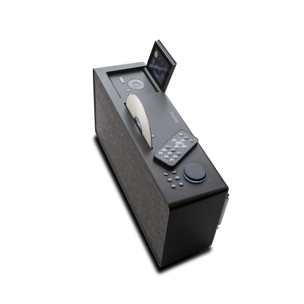 Pure Evoke Home DAB & Internet Radio with Bluetooth in Coffee Black - Image 2
