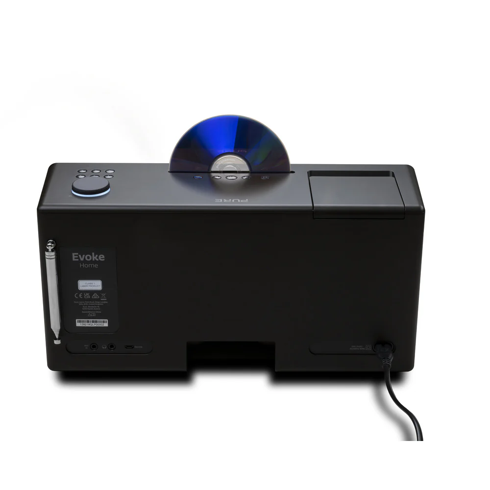 Pure Evoke Home DAB & Internet Radio with Bluetooth in Coffee Black - Image 3