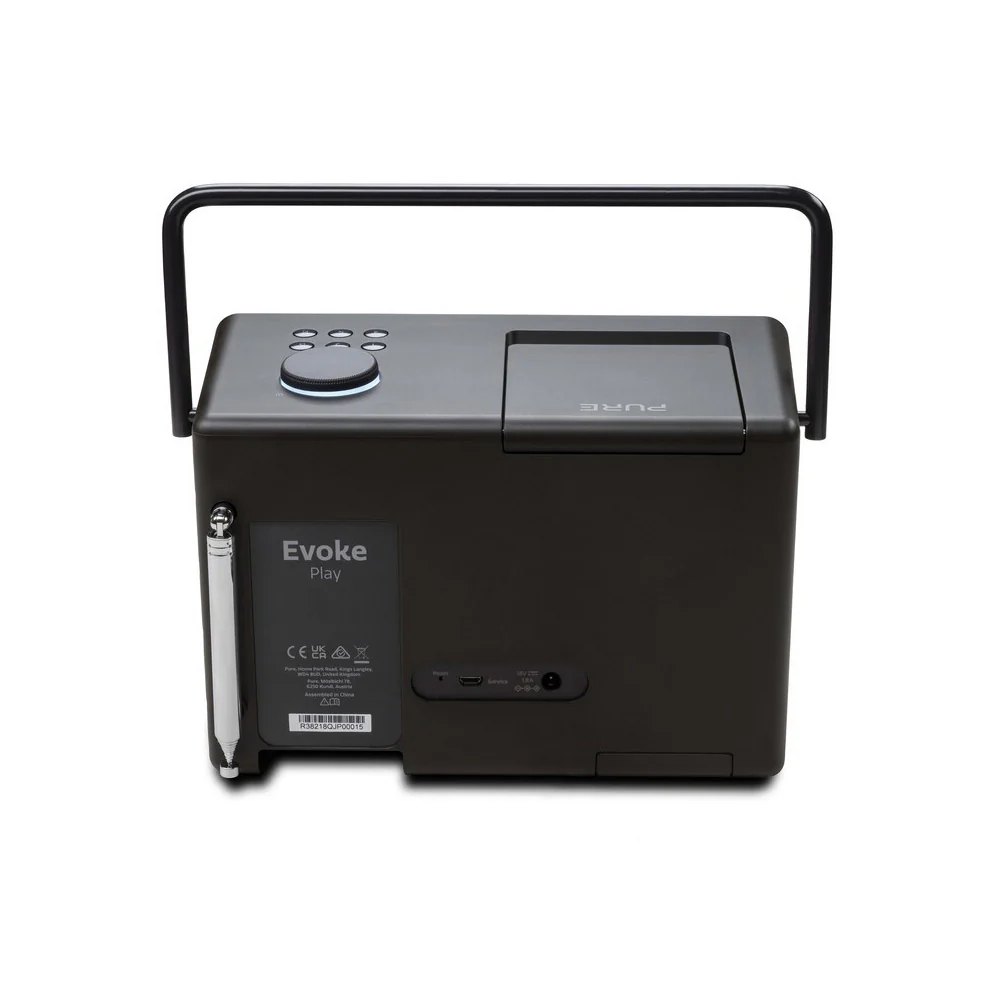 Pure Evoke Play DAB & Internet Radio with Bluetooth in Coffee Black - Image 5