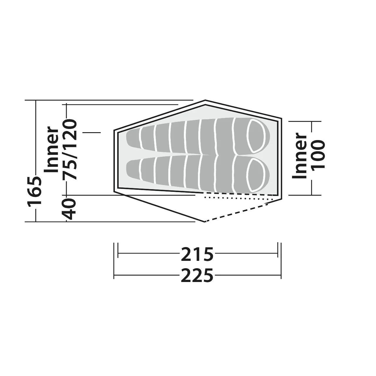 Robens Chaser 2 Tent, 2-Person - Image 3