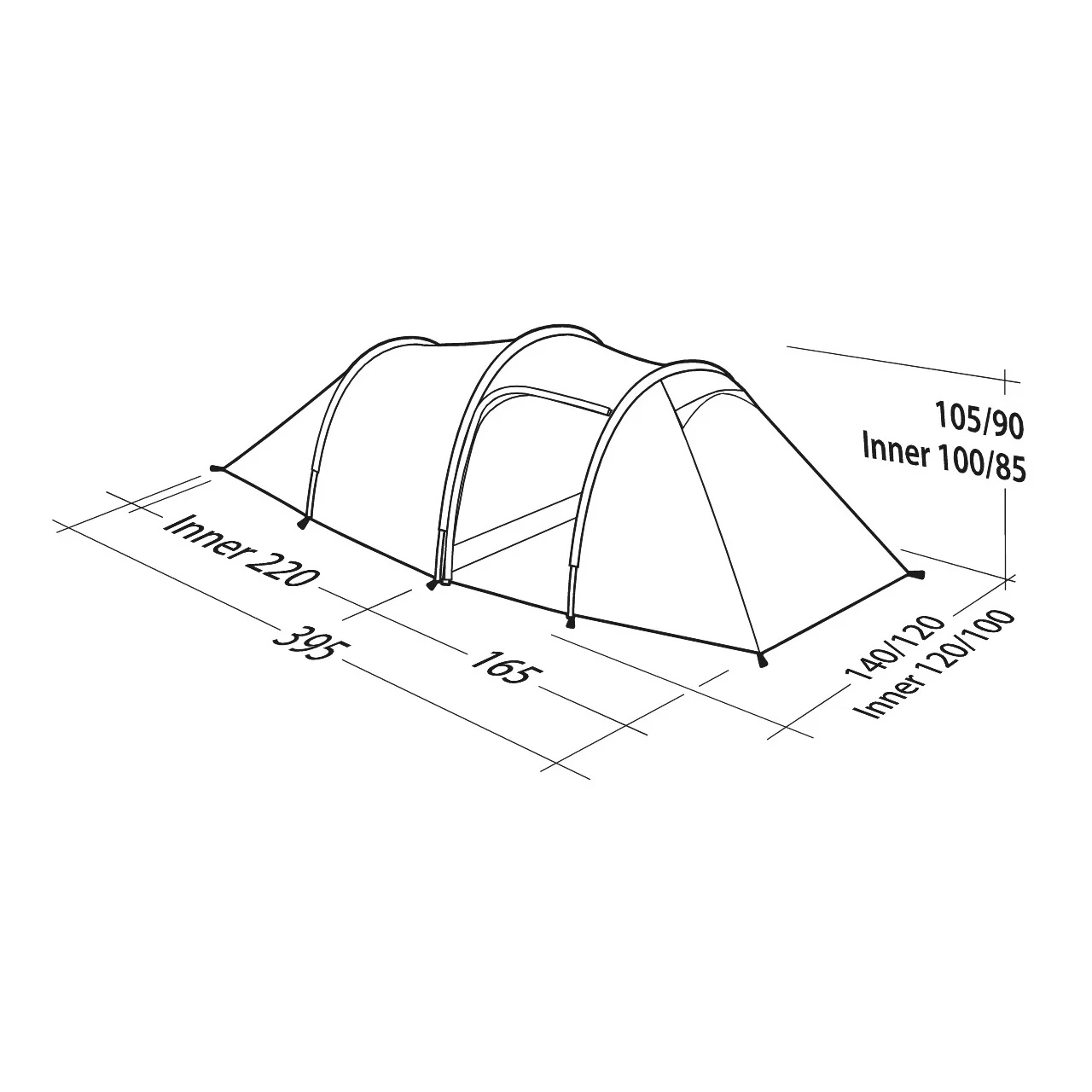 Robens Pioneer 2EX Tent, 2-Person - Image 2