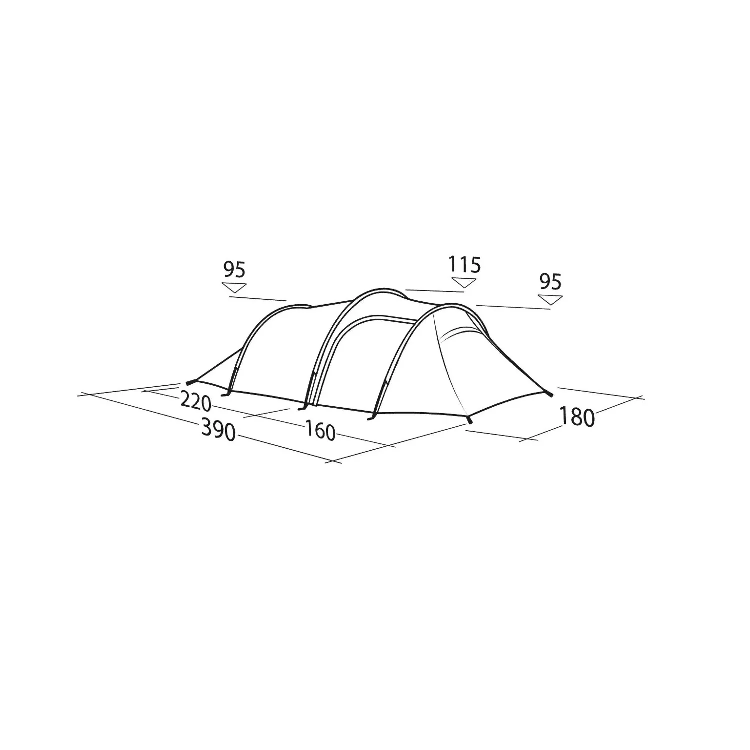 Robens Roamer 3 LW Lightweight 3-Person Tent - Image 18