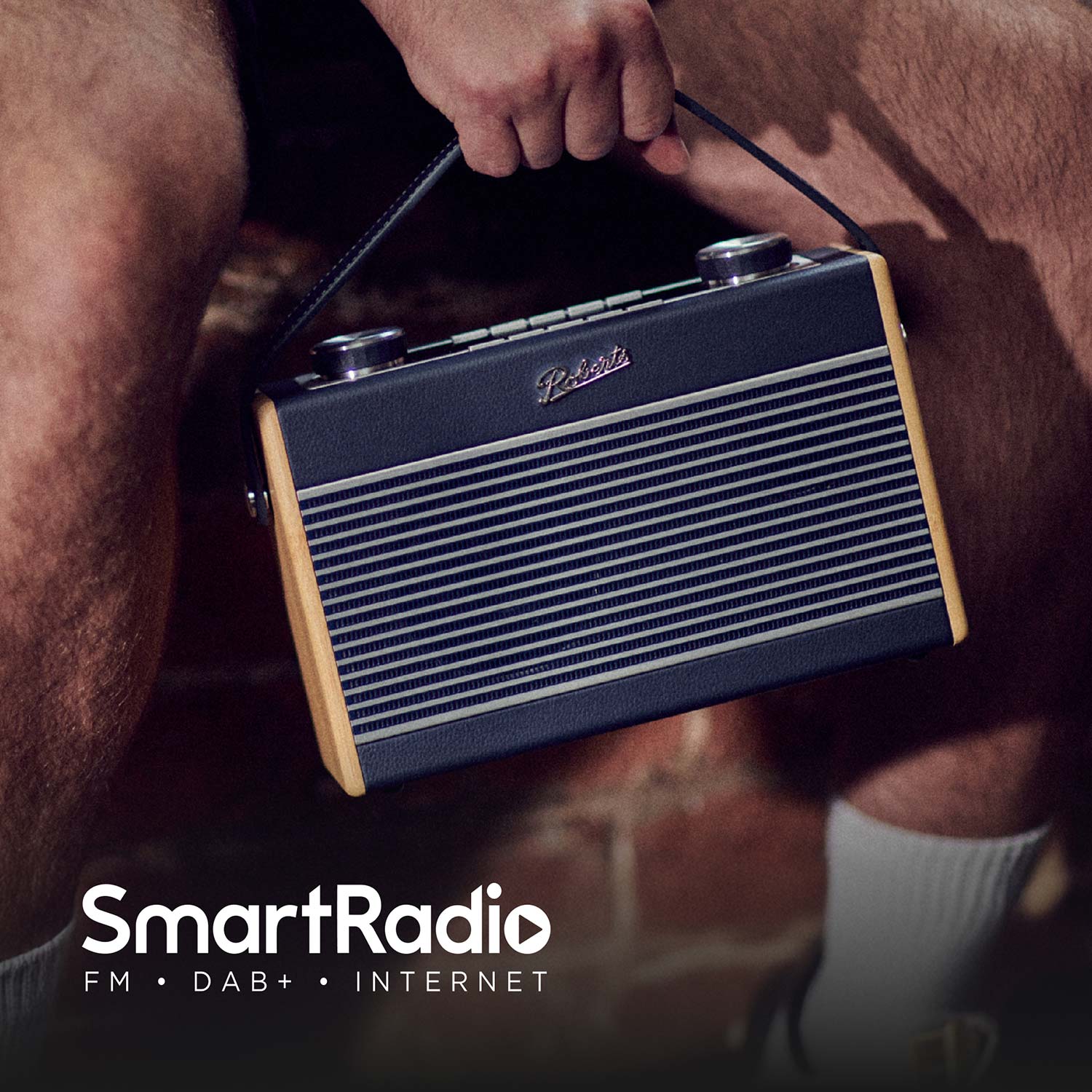 Roberts Rambler Max Stereo DAB/DAB+/FM/Internet Bluetooth Digital Radio in Navy Blue - Image 7