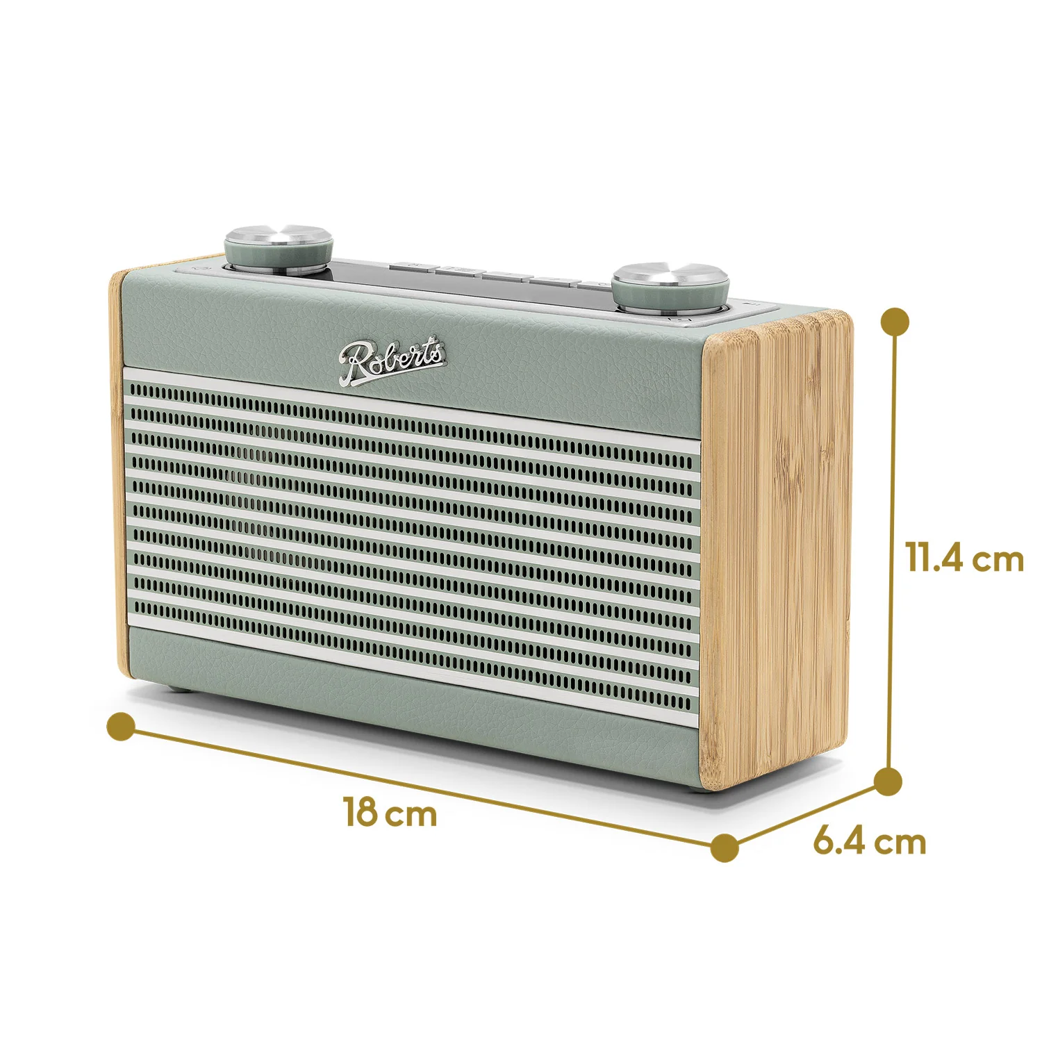 Roberts Rambler Uno DAB/DAB+/FM Bluetooth Digital Radio in Duck Egg - Image 10