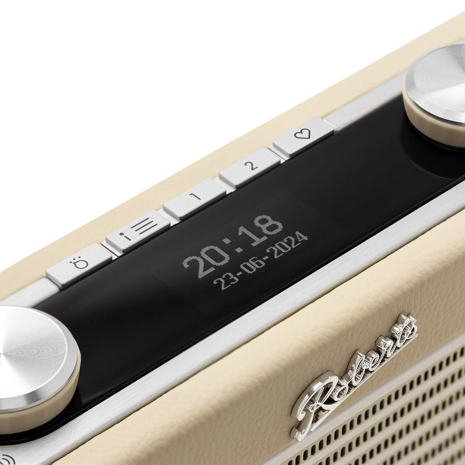 Roberts Rambler Uno DAB/DAB+/FM Bluetooth Digital Radio in Pastel Cream - Image 8