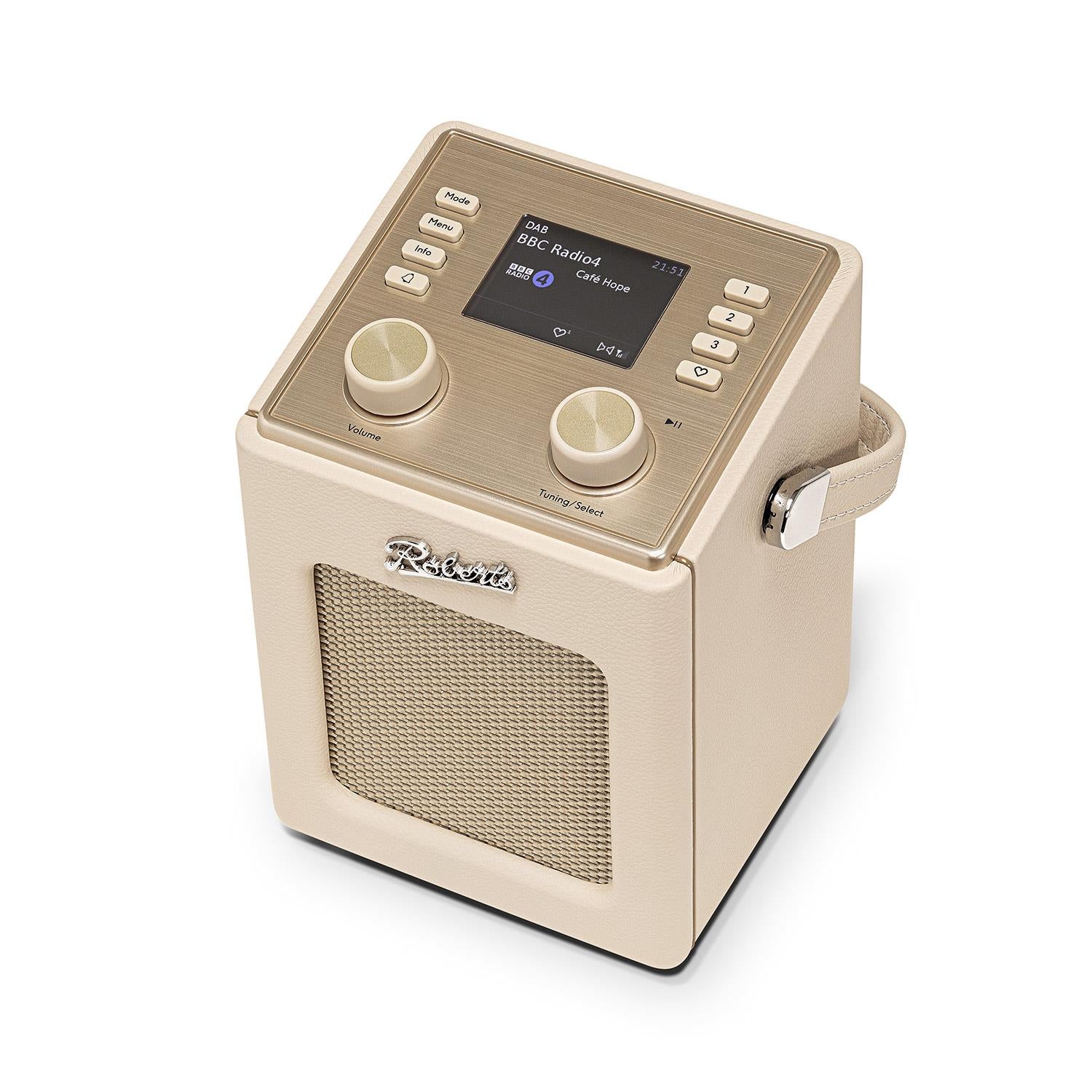 Roberts Revival Mini2 Portable DAB+/FM Radio in Pastel Cream - Image 2