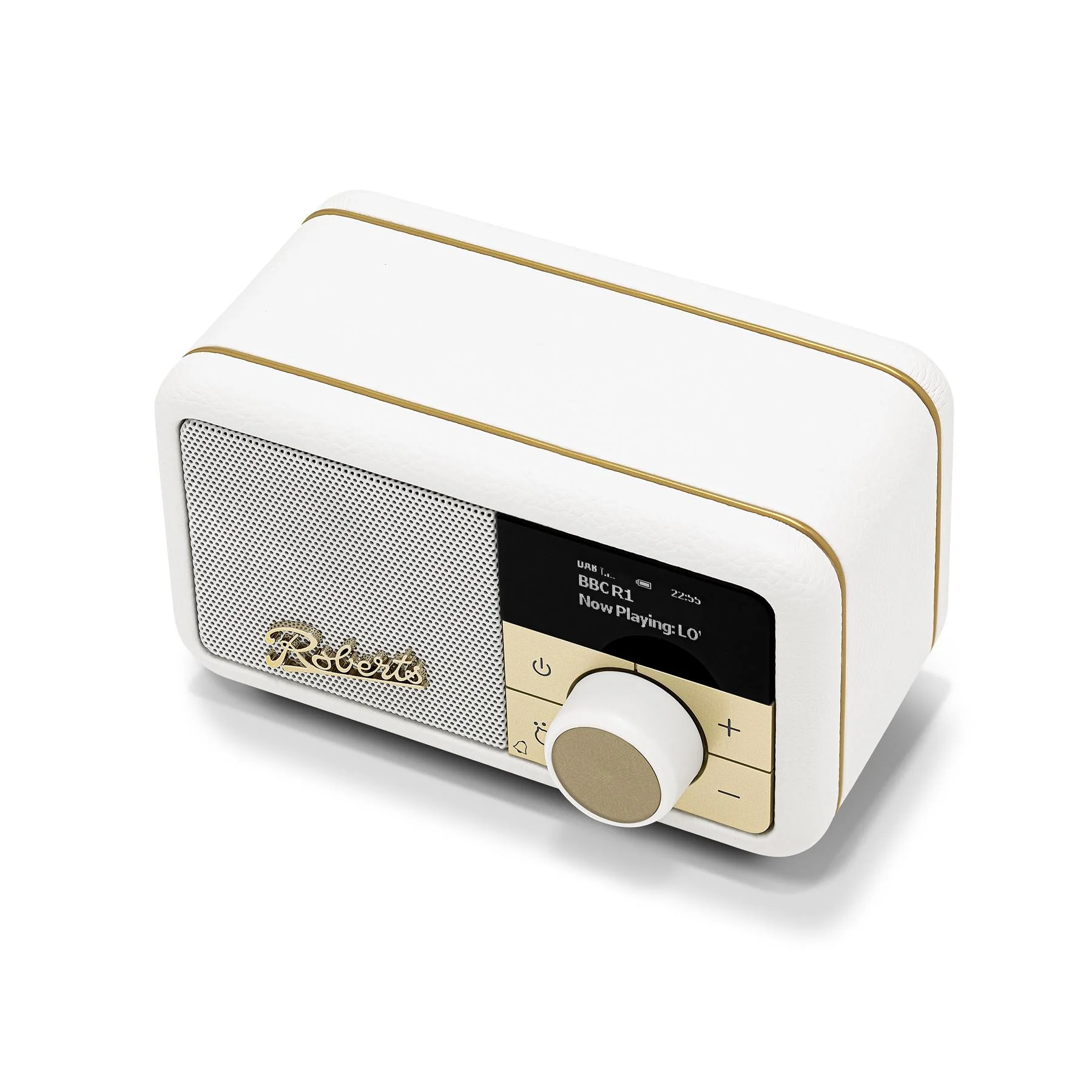Roberts Revival Petite 2 DAB Radio & Portable Bluetooth Speaker in Pastel Cream - Image 5