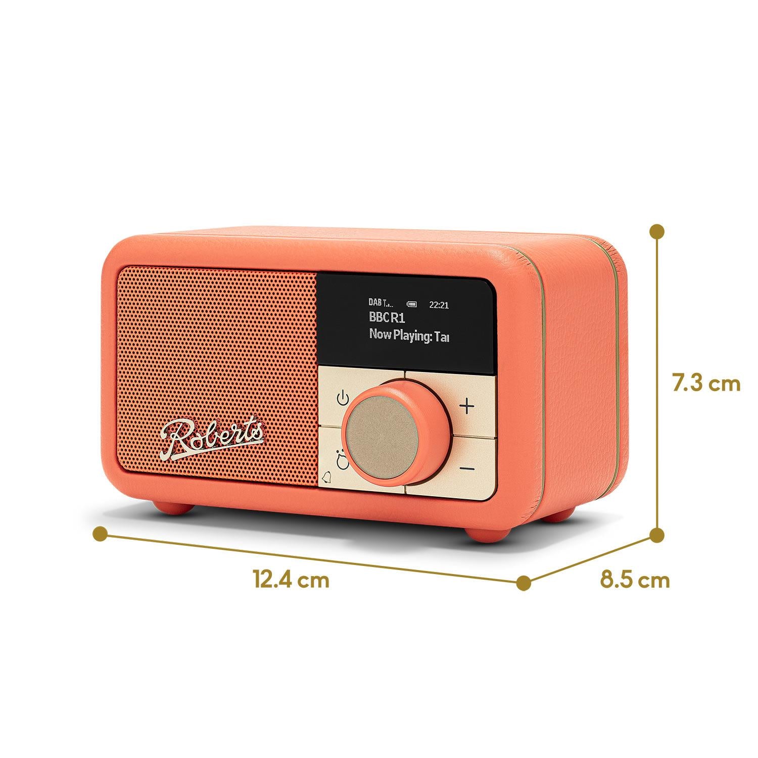 Roberts Revival Petite 2 DAB Radio & Portable Bluetooth Speaker in Pop Orange - Image 6