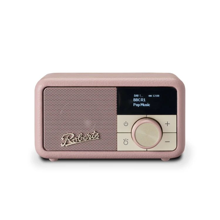 Roberts Revival Petite Portable DAB/FM Radio and Bluetooth Speaker in Dusky Pink