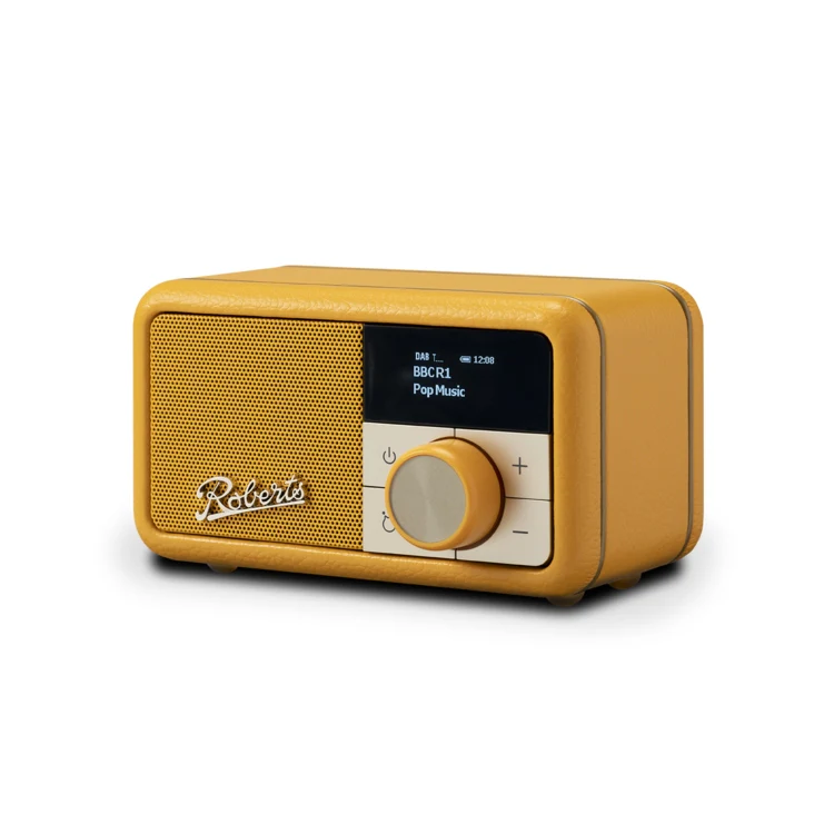 Roberts Revival Petite Portable DAB/FM Radio and Bluetooth Speaker in Sunburst Yellow - Image 2