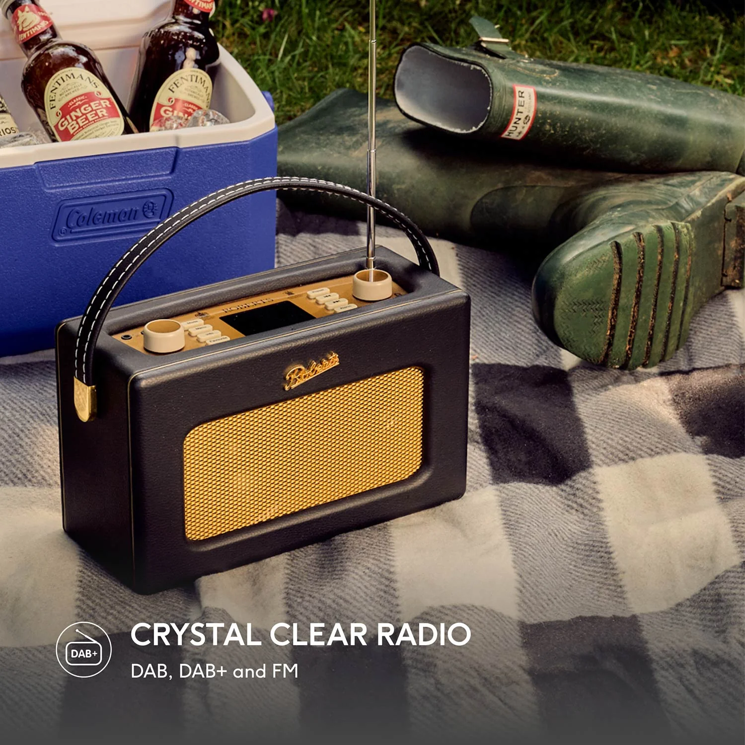 Roberts Revival RD70 DAB/FM Radio with Bluetooth in Black - Image 5