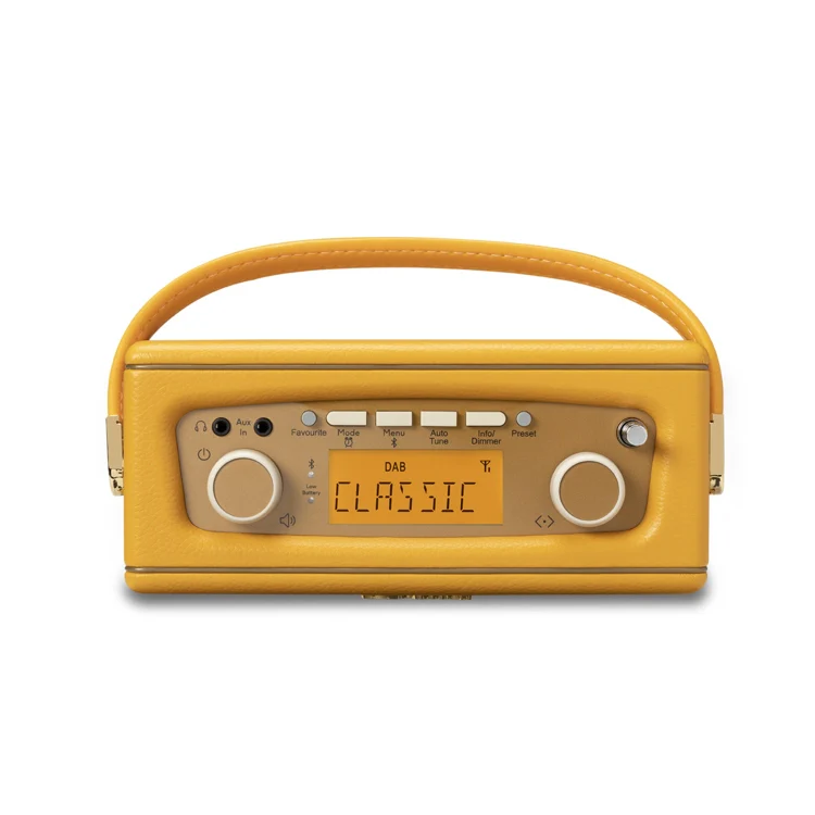 Roberts Revival Uno BT DAB/DAB+/FM Radio with Bluetooth in Sunburst Yellow - Image 3