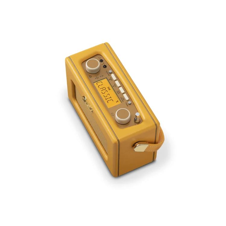 Roberts Revival Uno BT DAB/DAB+/FM Radio with Bluetooth in Sunburst Yellow - Image 4